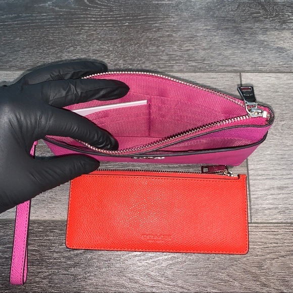 RARE COACH Clutch Wallet Mini Bag 2 Piece Set - Picture 9 of 17